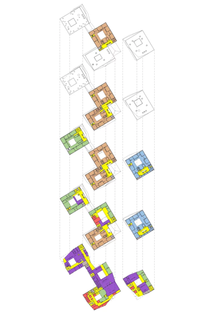 Gesamtschule Nord+ Piktogramm Funktionsschema Raumprogramm